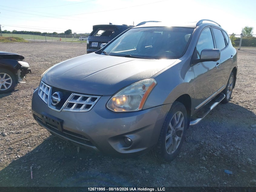 2012 Nissan Rogue, Rear, IAAI, VIN JN8AS5MV9CW353750 — photo 2