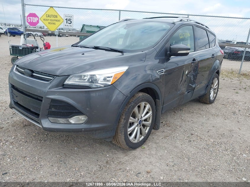 2016 Ford Escape, Левый бок, IAAI, VIN 1FMCU9J97GUA87297 — фото 2