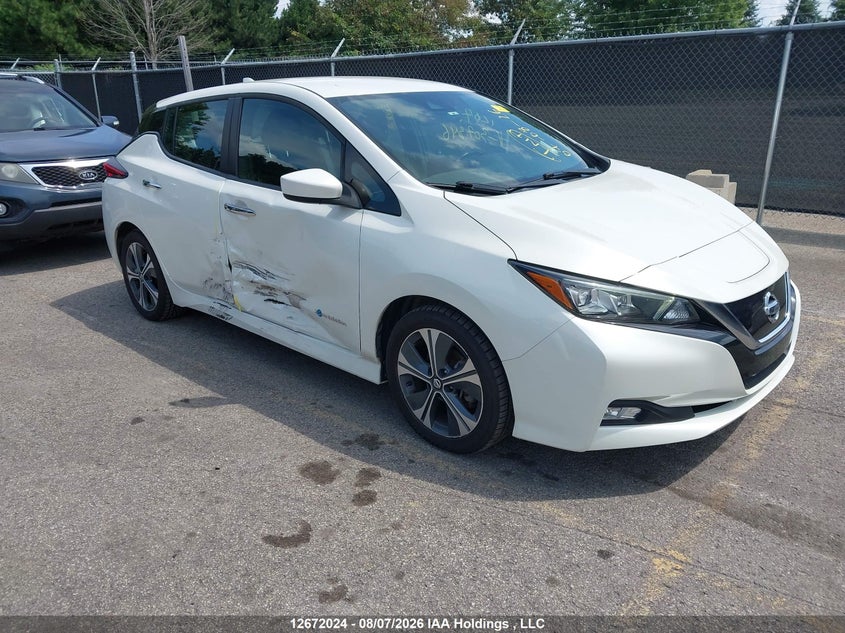 2018 Nissan Leaf S/Sl/Sv, Right Side, IAAI, VIN 1N4AZ1CP4JC307346