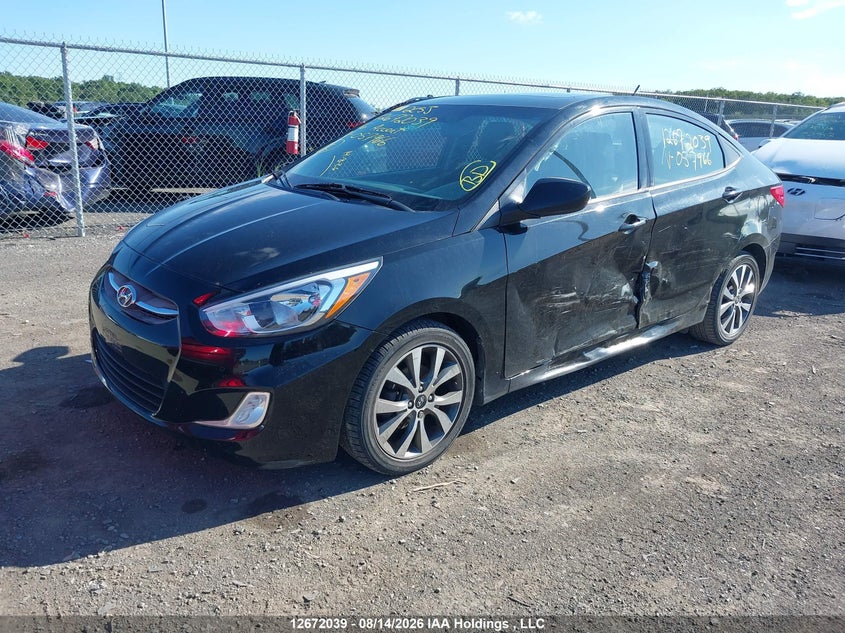 Vin: kmhct4ae2gu057966, lot: 3075286, hyundai accent se 20162