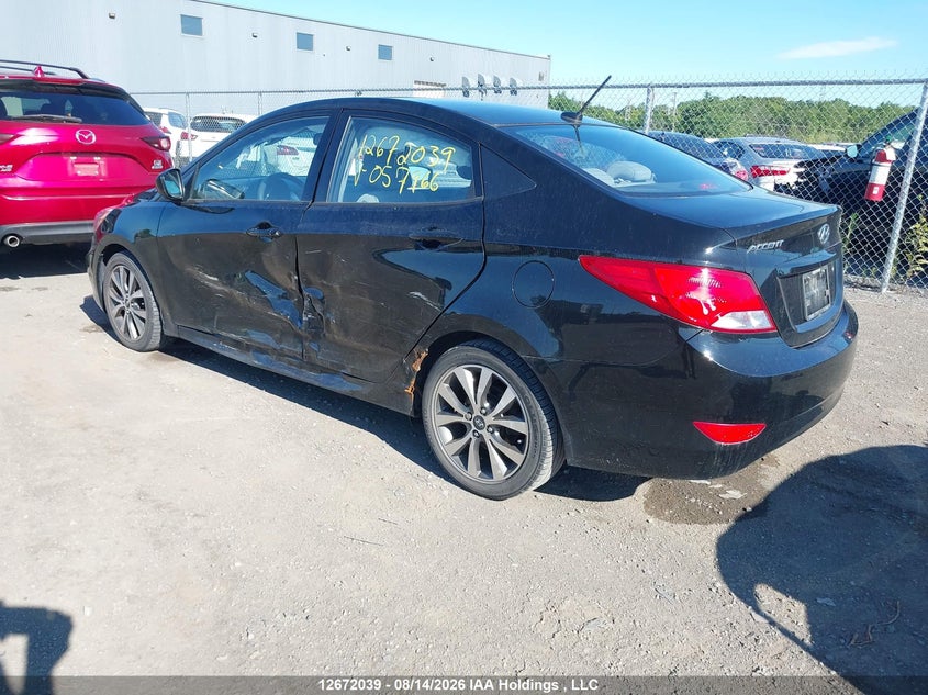 Vin: kmhct4ae2gu057966, lot: 3075286, hyundai accent se 20163