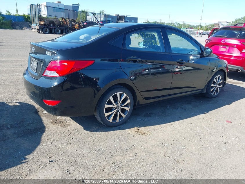 Vin: kmhct4ae2gu057966, lot: 3075286, hyundai accent se 20164