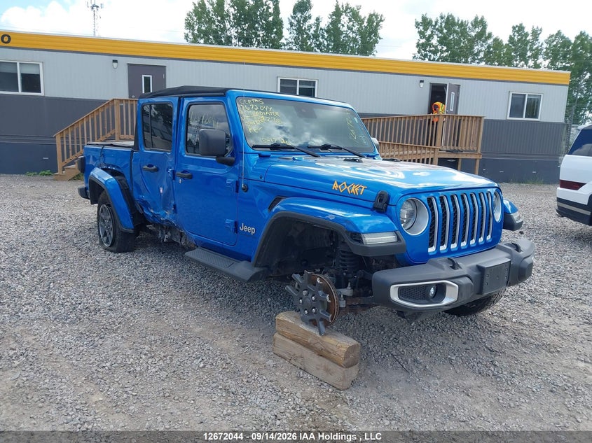 2021 Jeep Gladiator Overland, Правий бік, IAAI, VIN 1C6HJTFG2ML521738