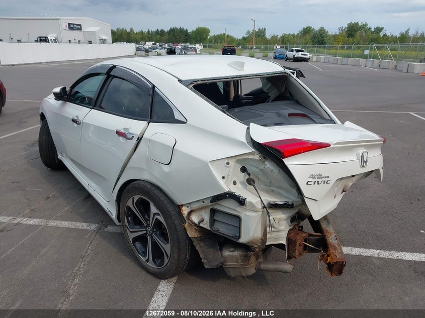 Vin: 2hgfc1f99gh109058, lot: 3075306, honda civic touring 20163