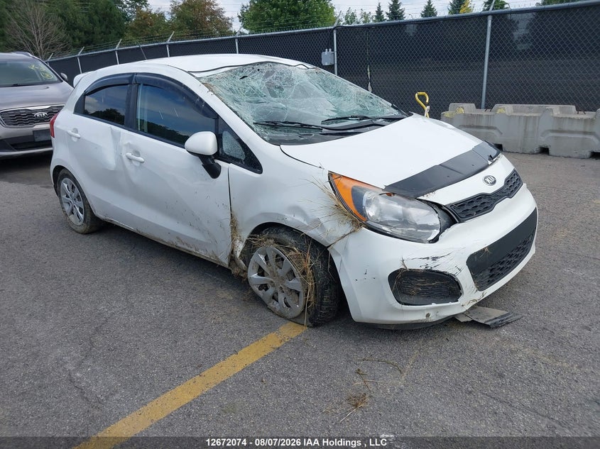 2015 Kia Rio Lx, Front, IAAI, VIN KNADM5A34F6987927