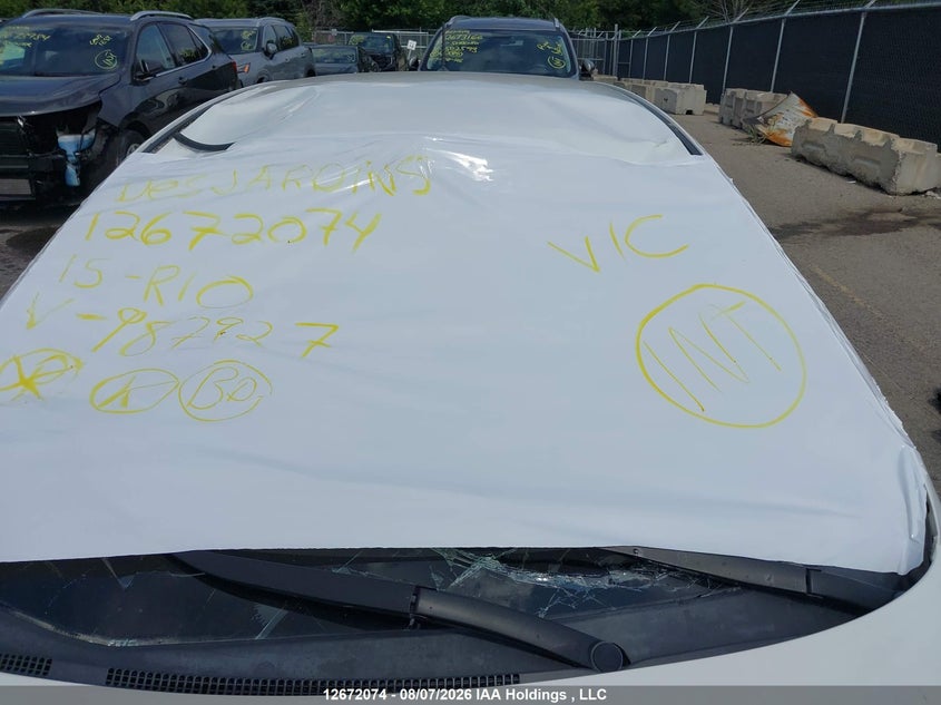 2015 KIA RIO SEDAN 1.6L I-4 DI, DOHC, VVT, 138HP