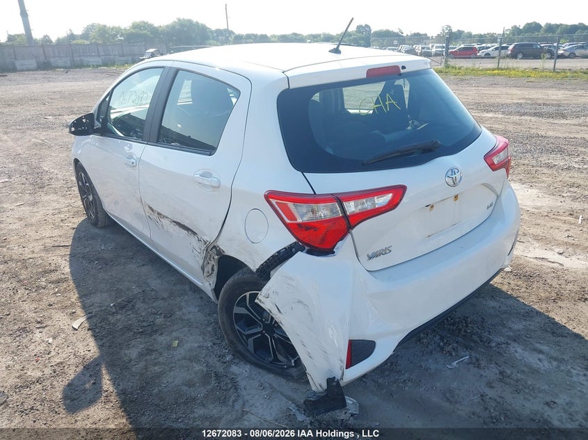 Vin: vnkktud30ja092726, lot: 3075330, toyota yaris l/le/se 20183