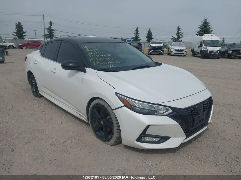 2022 Nissan Sentra Sr, Right Side, IAAI, VIN 3N1AB8DV4NY283523