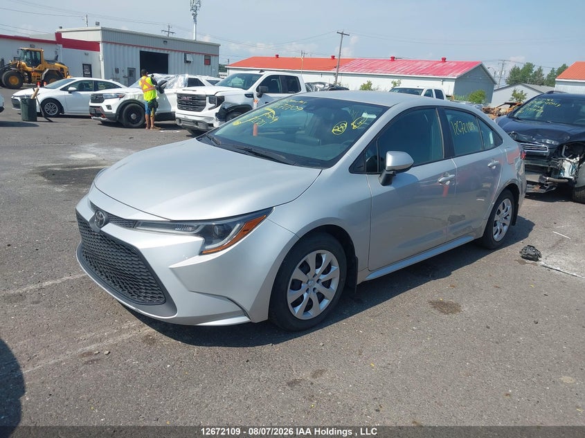 Vin: 5yfbpmbe5mp255355, lot: 3075357, toyota corolla le 20212