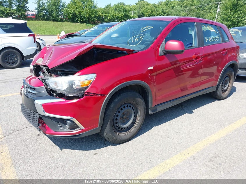 2018 Mitsubishi Rvr, Удар спереди, IAAI, VIN JA4AH3AU1JU603009 — фото 2