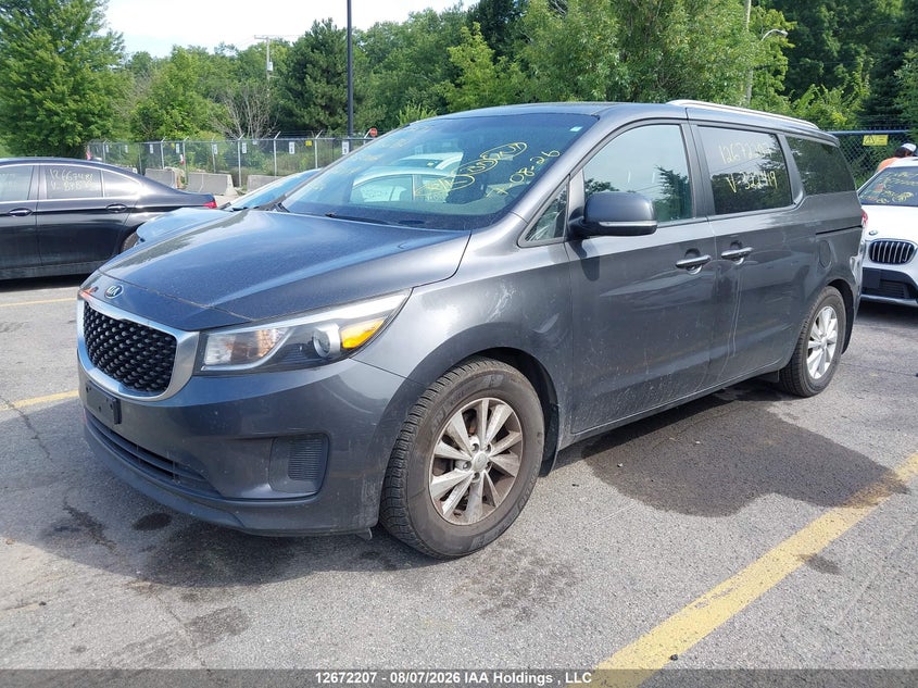 2017 Kia Sedona, Удар ззаду, IAAI, VIN KNDMB5C14H6322419 — фото 2