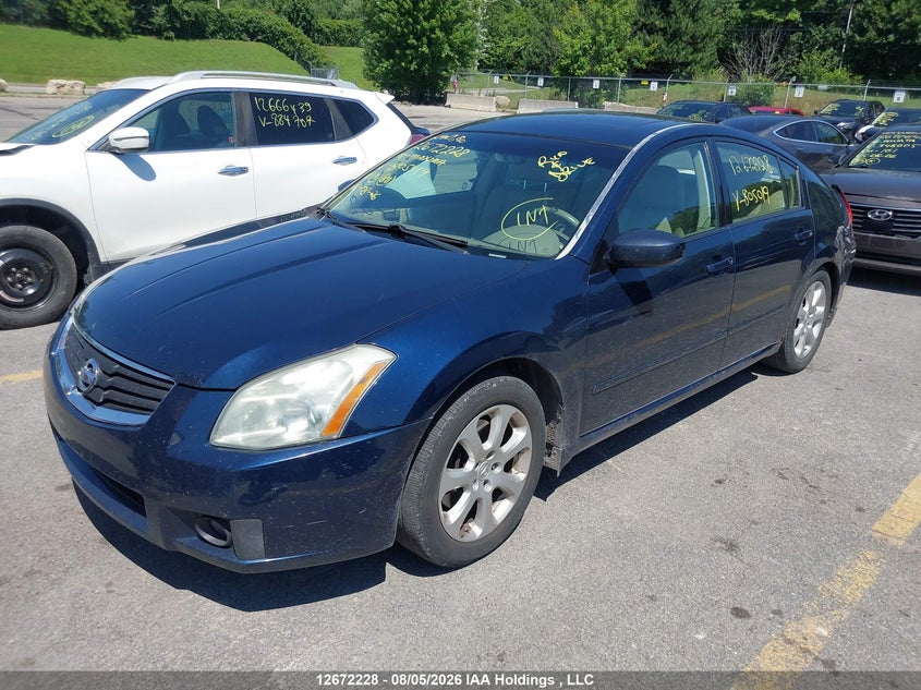 2008 Nissan Maxima, Удар сзади, IAAI, VIN 1N4BA41E28C805019 — фото 2