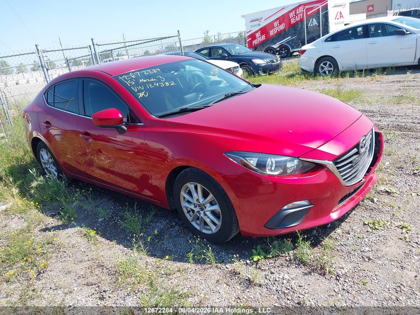 2015 MAZDA 3 SEDAN 2.0L I-4 DI, DOHC, VVT, 155HP