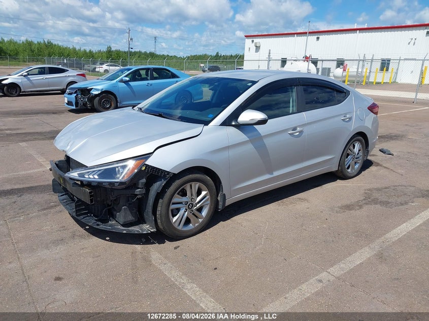 Vin: kmhd84lf3ku878949, lot: 3075542, hyundai elantra preferred 20192