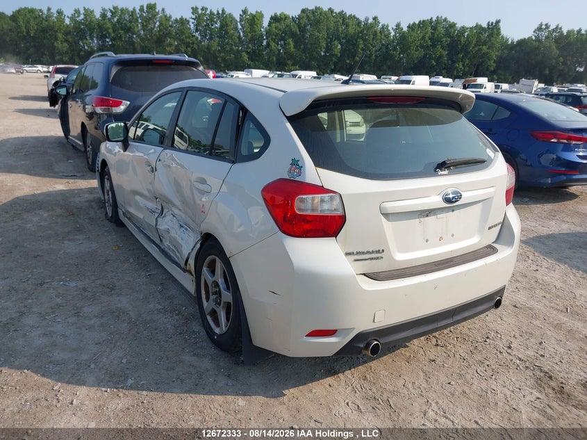 Vin: jf1gpad66cg234305, lot: 3075592, subaru impreza 2.0i touring package 20123