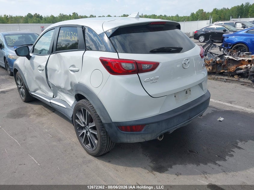 Vin: jm1dkbd76g0102914, lot: 3075626, mazda cx-3 20163