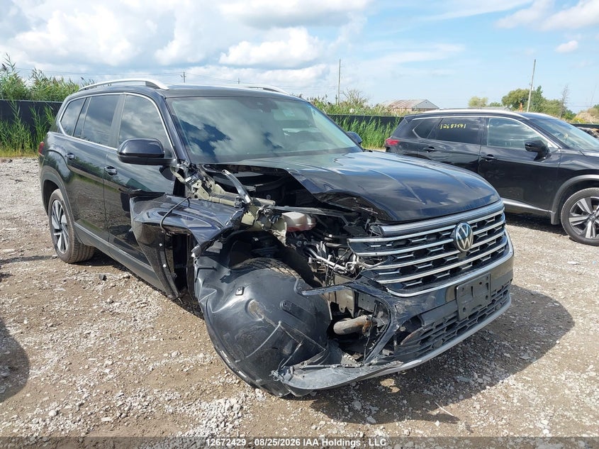 2024 Volkswagen Atlas Sel, Удар спереди, IAAI, VIN 1V2BR2CA6RC610767