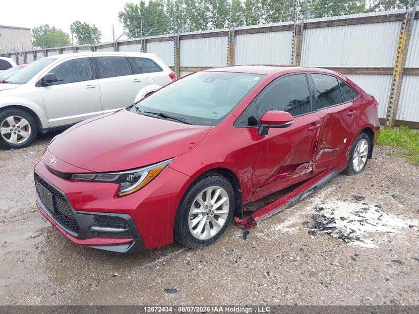 Vin: 5yfb4mbe7np108691, lot: 3075702, toyota corolla se 20222