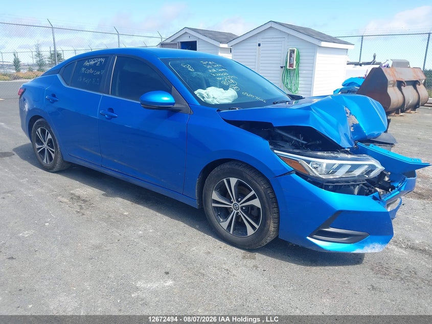 Vin: 3n1ab8cvxmy221026, lot: 3075768, nissan sentra sv 2021 img_1