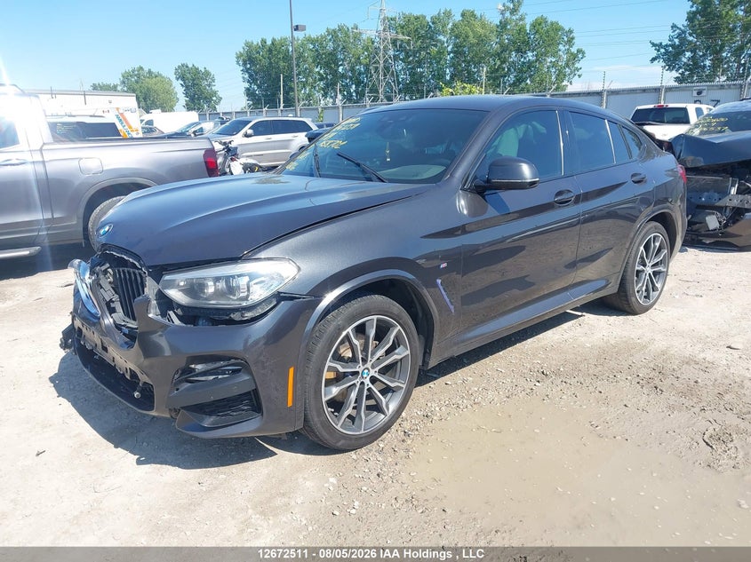 2019 BMW X4, Удар спереди, IAAI, VIN 5UXUJ3C59KLA58702 — фото 2