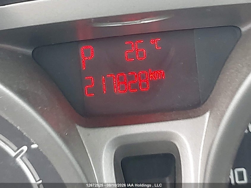2012 FORD FIESTA SEDAN 1.6L I4 FI DOHC 16V NF4