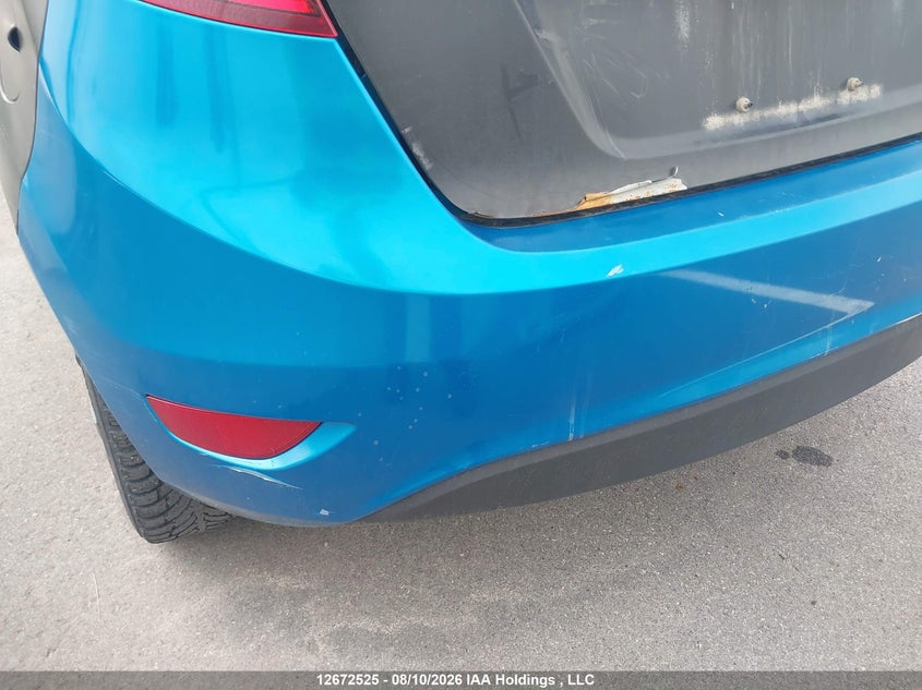 2012 FORD FIESTA SEDAN 1.6L I4 FI DOHC 16V NF4