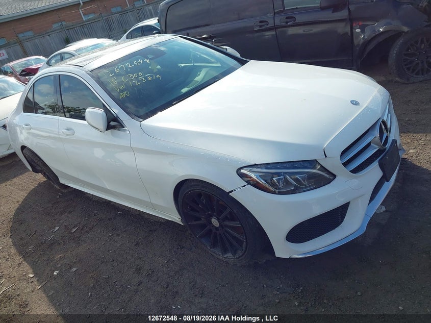 Vin: 55swf4kb7gu123819, lot: 3075823, mercedes-benz c 300 4matic 20161