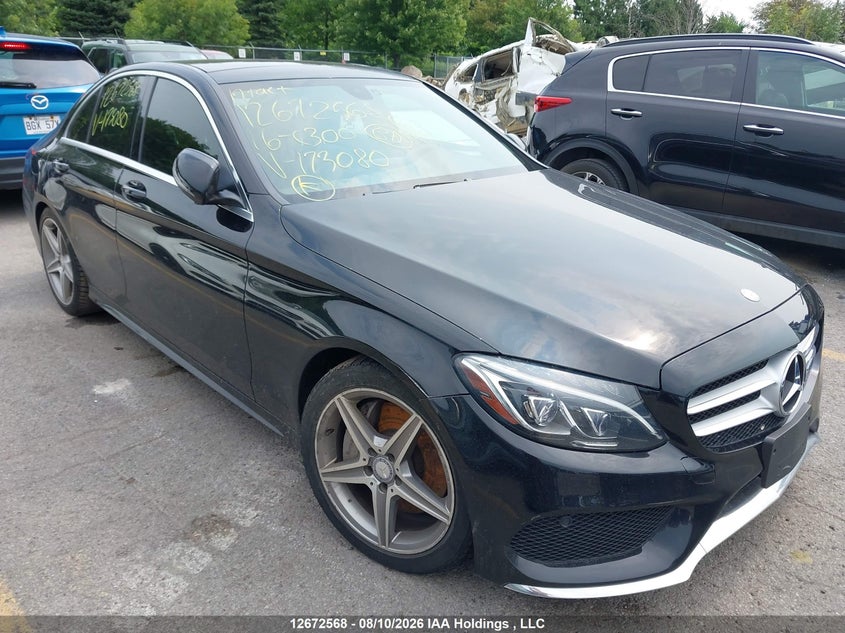 Vin: 55swf4kb8gu173080, lot: 3075843, mercedes-benz c 300 20161