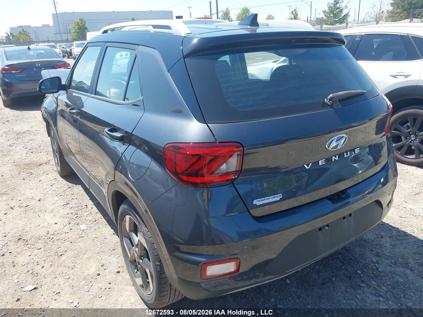 Vin: kmhrc8a31nu205926, lot: 3075868, hyundai venue sel/limited 20223