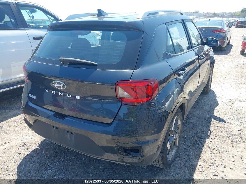 Vin: kmhrc8a31nu205926, lot: 3075868, hyundai venue sel/limited 20224