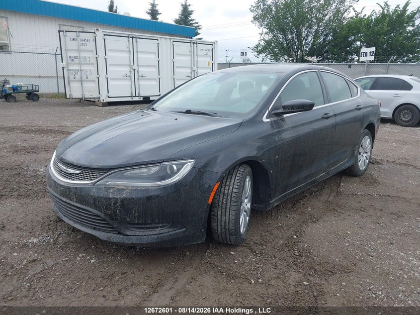 2015 Chrysler 200, Удар спереду, IAAI, VIN 1C3CCCFB5FN729285 — фото 2