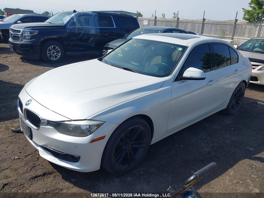 2015 BMW 3er, Удар сзади, IAAI, VIN WBA3A5G57FNS91369 — фото 2
