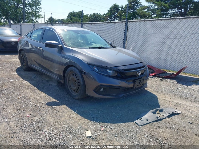 Vin: 2hgfc2e53lh013358, lot: 3075913, honda civic lx 2020 img_1