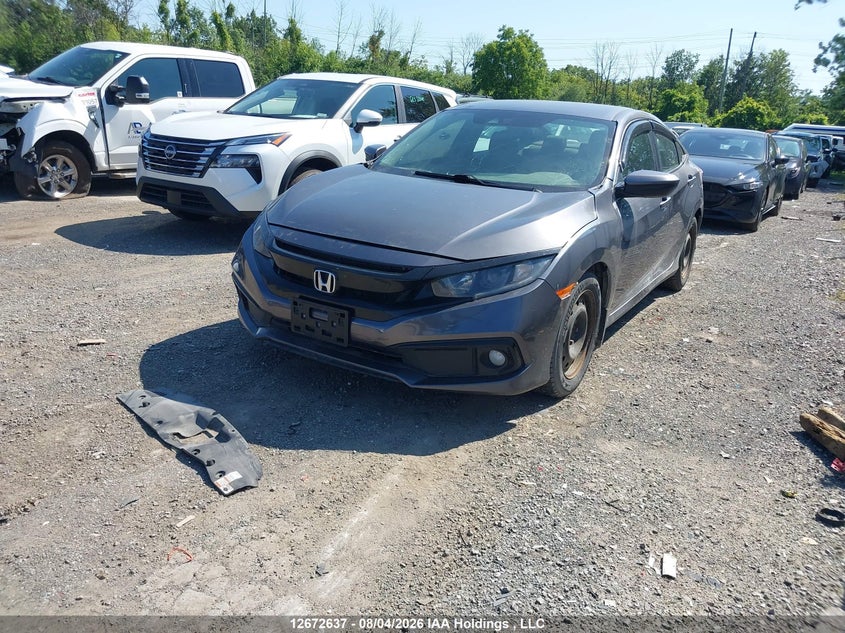 2020 Honda Civic, Transmission Damage, IAAI, VIN 2HGFC2E53LH013358 — photo 2
