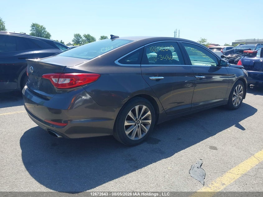 Vin: 5npe24af8gh348605, lot: 3075919, hyundai sonata gls special edition 20164