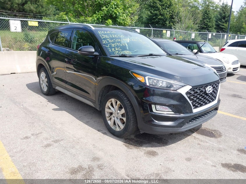 2021 Hyundai Tucson Preferred Fwd, Left Rear, IAAI, VIN KM8J33A49MU309538