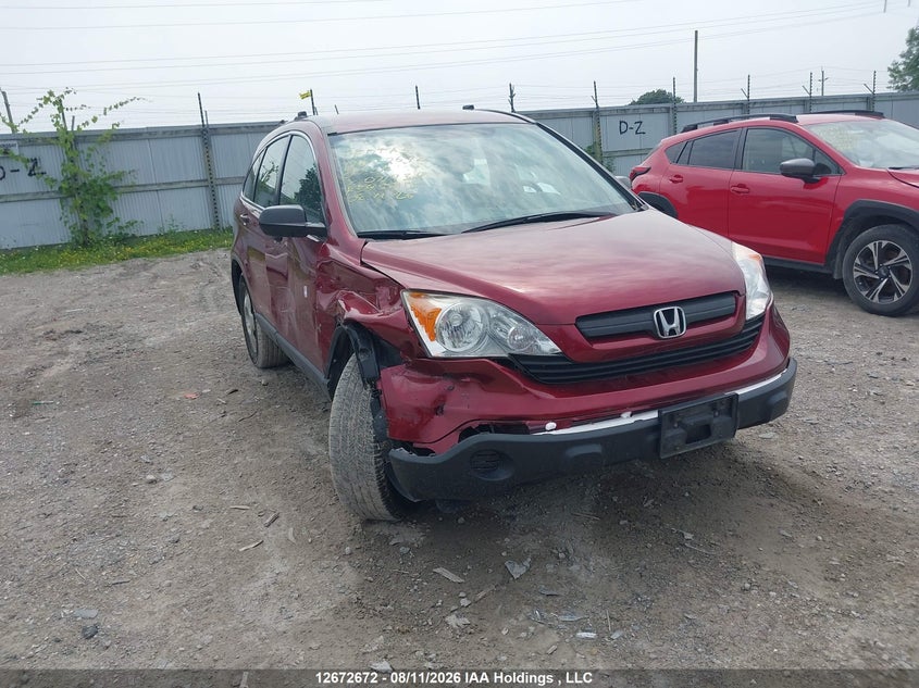 2007 Honda Cr-V Lx, Удар спереди, IAAI, VIN JHLRE48347C071938