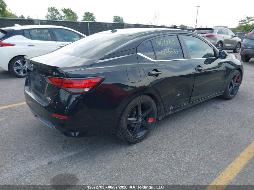 Vin: 3n1ab8dv2ny235535, lot: 3075985, nissan sentra sr/sr midnight edition 20224