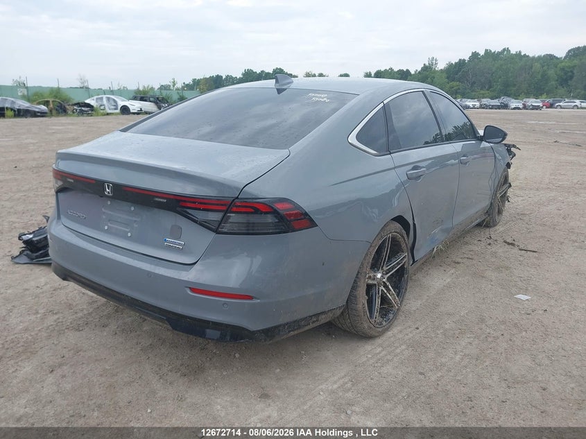 Vin: 1hgcy2f87pa801237, lot: 3075990, honda accord hybrid touring 20234