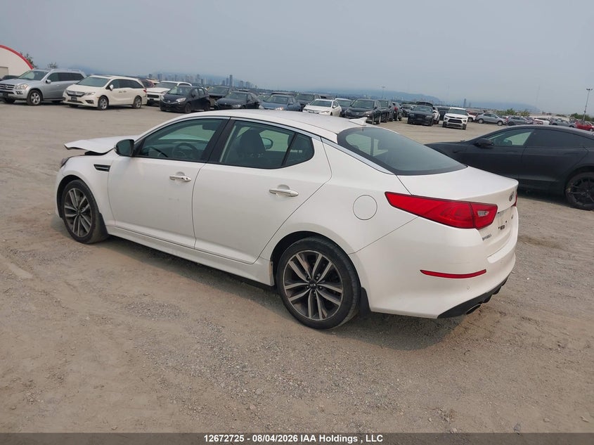 Vin: knagr4a7xf5613808, lot: 3076001, kia optima sx 20153