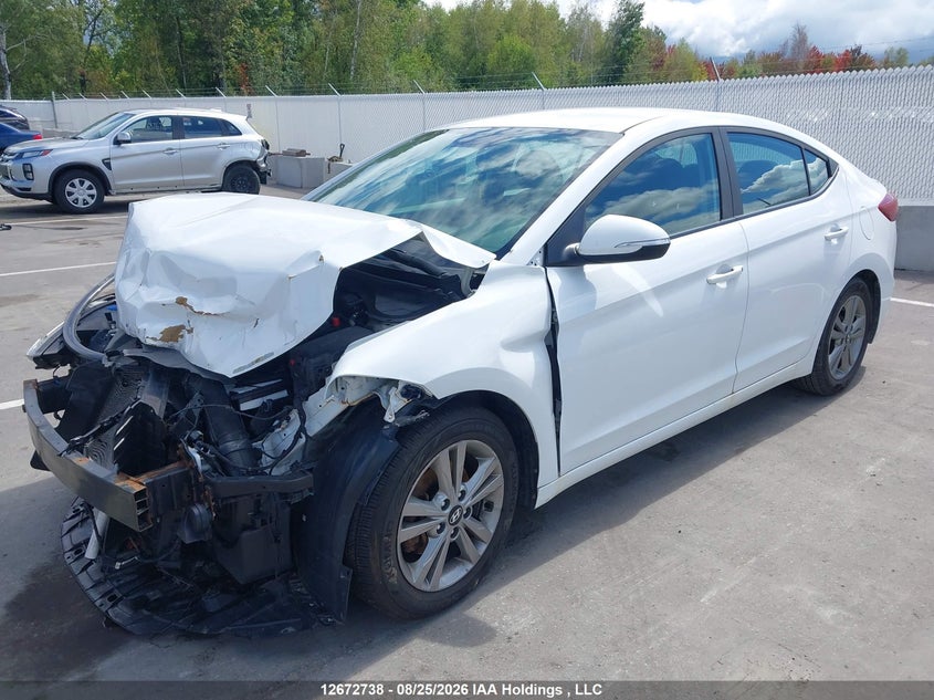 Vin: kmhd84lfxhu209795, lot: 3076014, hyundai elantra gl 20172