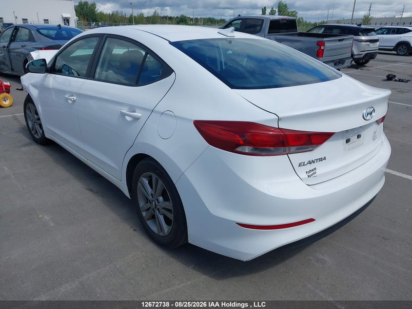 Vin: kmhd84lfxhu209795, lot: 3076014, hyundai elantra gl 20173