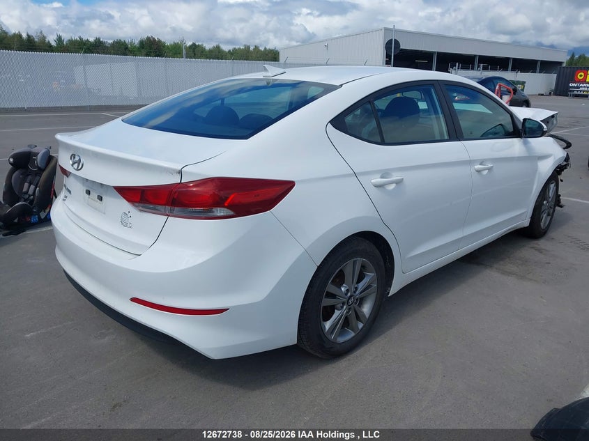 Vin: kmhd84lfxhu209795, lot: 3076014, hyundai elantra gl 20174