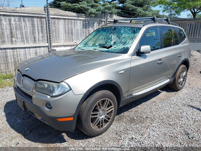 2008 BMW X3, Front, IAAI, VIN WBXPC93478WJ09723 — photo 2