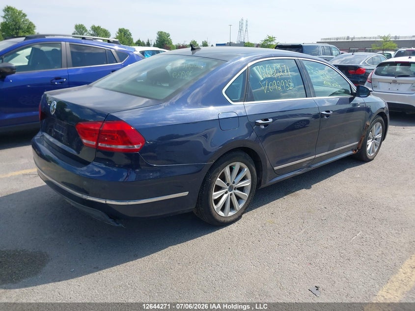 Vin: 1vwch7a32cc092932, lot: 3076066, volkswagen passat 2.5l highline 20124