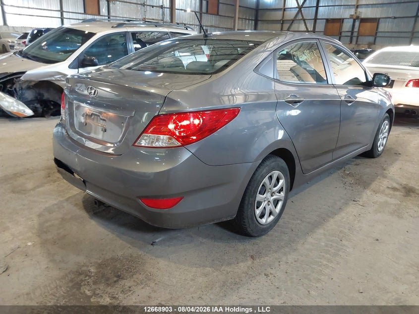 Vin: kmhct4ae8eu750313, lot: 3076079, hyundai accent gl 20144