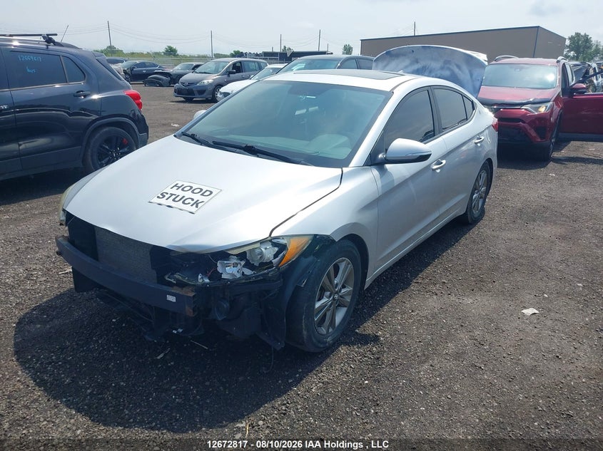 2018 Hyundai Elantra Gl Se, Удар спереду, IAAI, VIN KMHD84LF4JU703883 — фото 2
