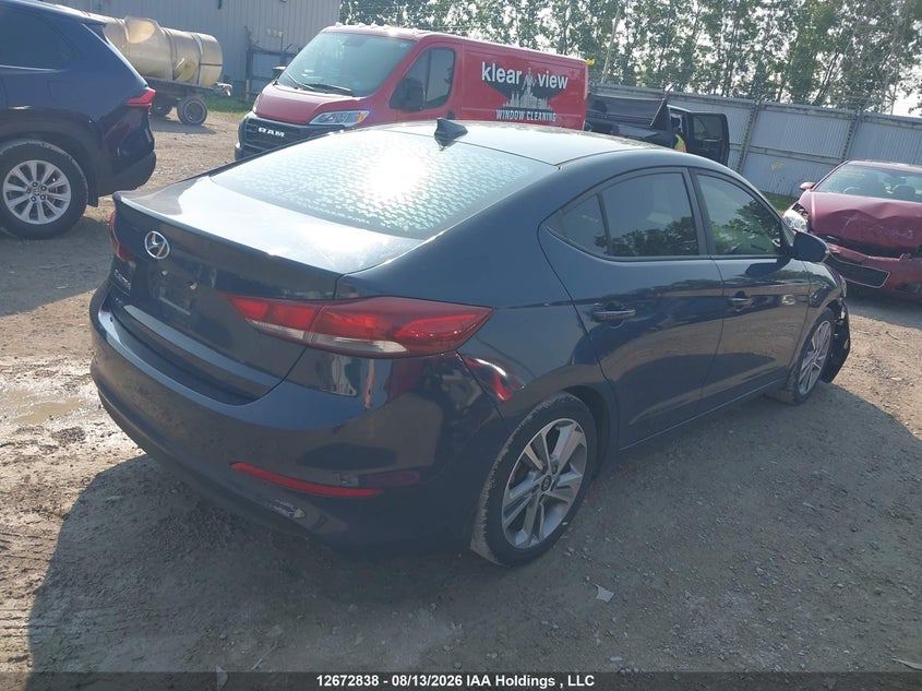 Vin: kmhd84lf3hu217673, lot: 3076130, hyundai elantra 20174