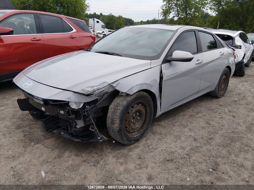 2024 Hyundai Elantra Sel, Front, IAAI, VIN KMHLM4DG5RU649908 — photo 2