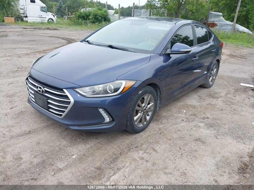 2018 Hyundai Elantra Gl Se, Rear, IAAI, VIN KMHD84LF8JU467979 — photo 2